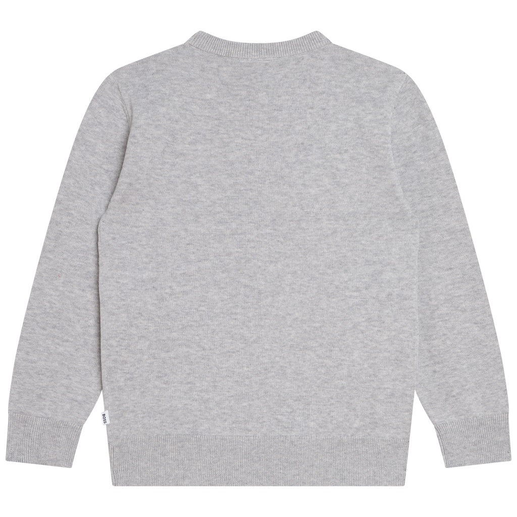 BOSS KIDS Grey Jumper BOSS KIDS Grey Jumper