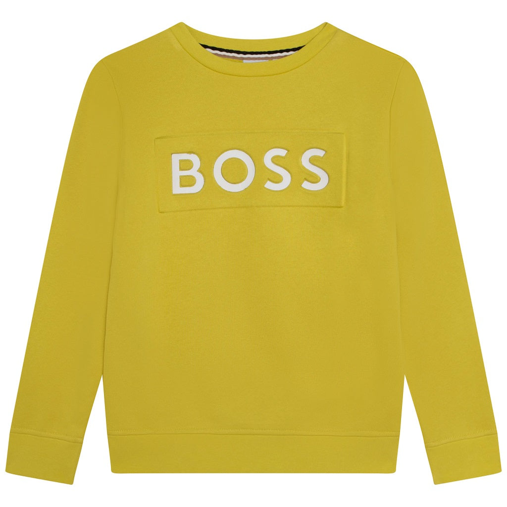 BOSS Kids Sweatshirt Lime - Kizzies