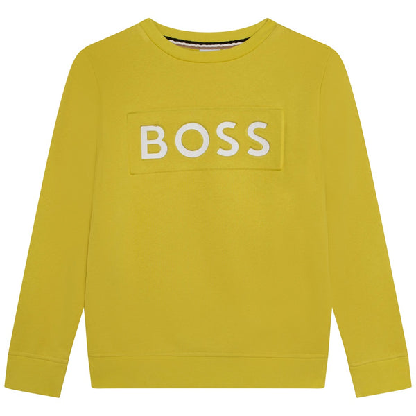 BOSS Kids Sweatshirt Lime - Kizzies