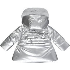 LITTLE A  Faux Fur Heart Pocket Jacket