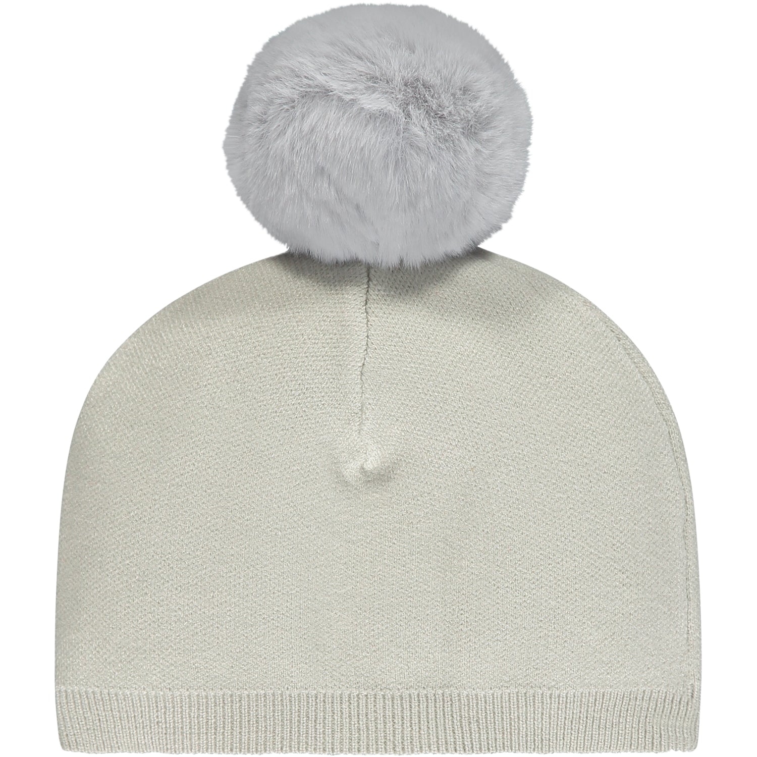 LITTLE A Heart Pom Hat Silver LITTLE A Heart Pom Hat Silver