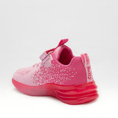LELLI KELLY Dinosaur Lights Pink Trainers