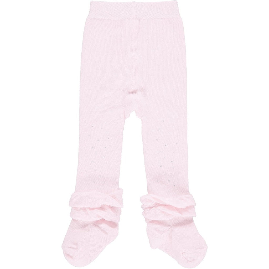LITTLE A Diamante Frill Tights Pink LITTLE A Diamante Frill Tights Pink