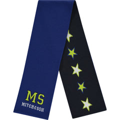 Grant Royal Blue Boys Star Logo Scarf