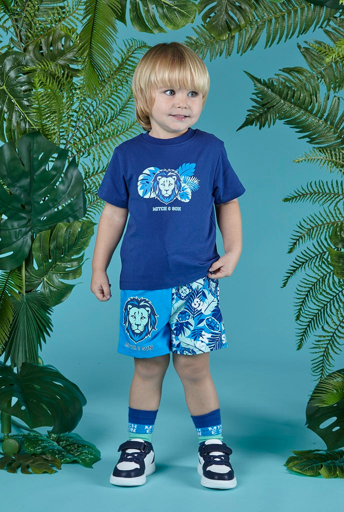 MITCH & SON Mini Lion Swim Shorts MITCH & SON Mini Lion Swim Shorts