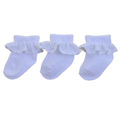 PEX Sophie Lace 3 Pair White