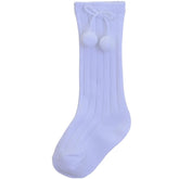 Pex Pom Pom Knee High Socks