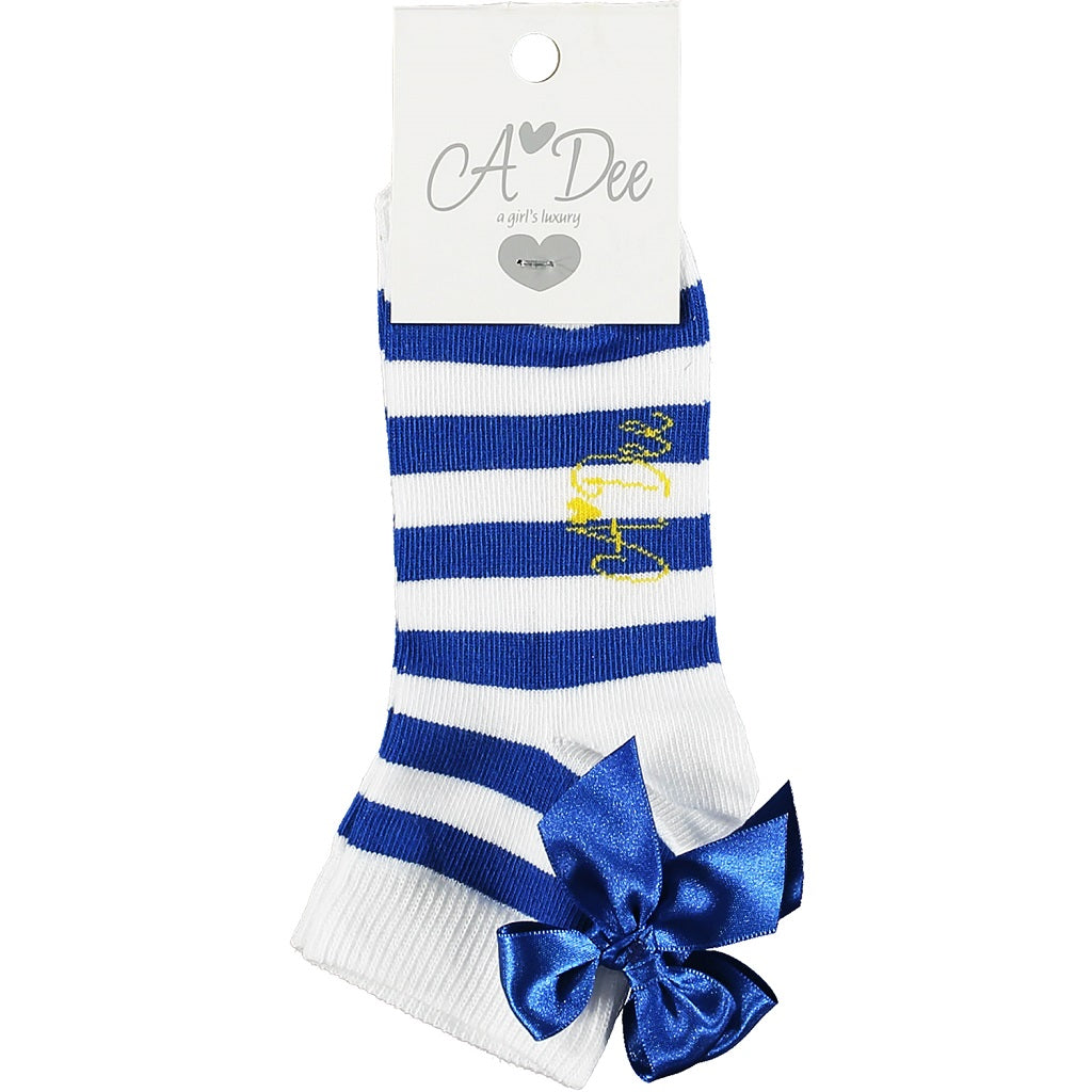 ADEE Porto Ankle Socks Blue ADEE Porto Ankle Socks Blue