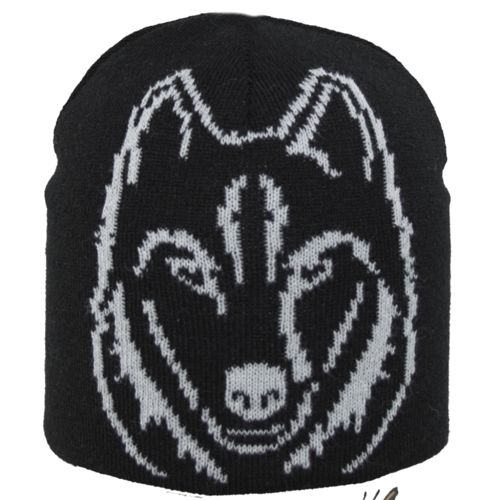 Satila Wolf Black Beanie Hat