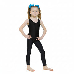 Black Sleeveless Leotard - Kizzies, Leotards - Childrens Wear