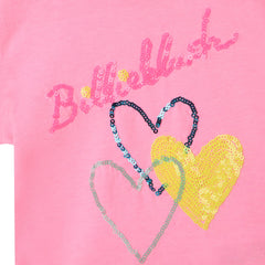BILLIEBLUSH Baby Girls Sequin Heart T-Shirt