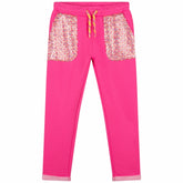 BILLIEBLUSH Girls Party Sequin Jogging Bottoms