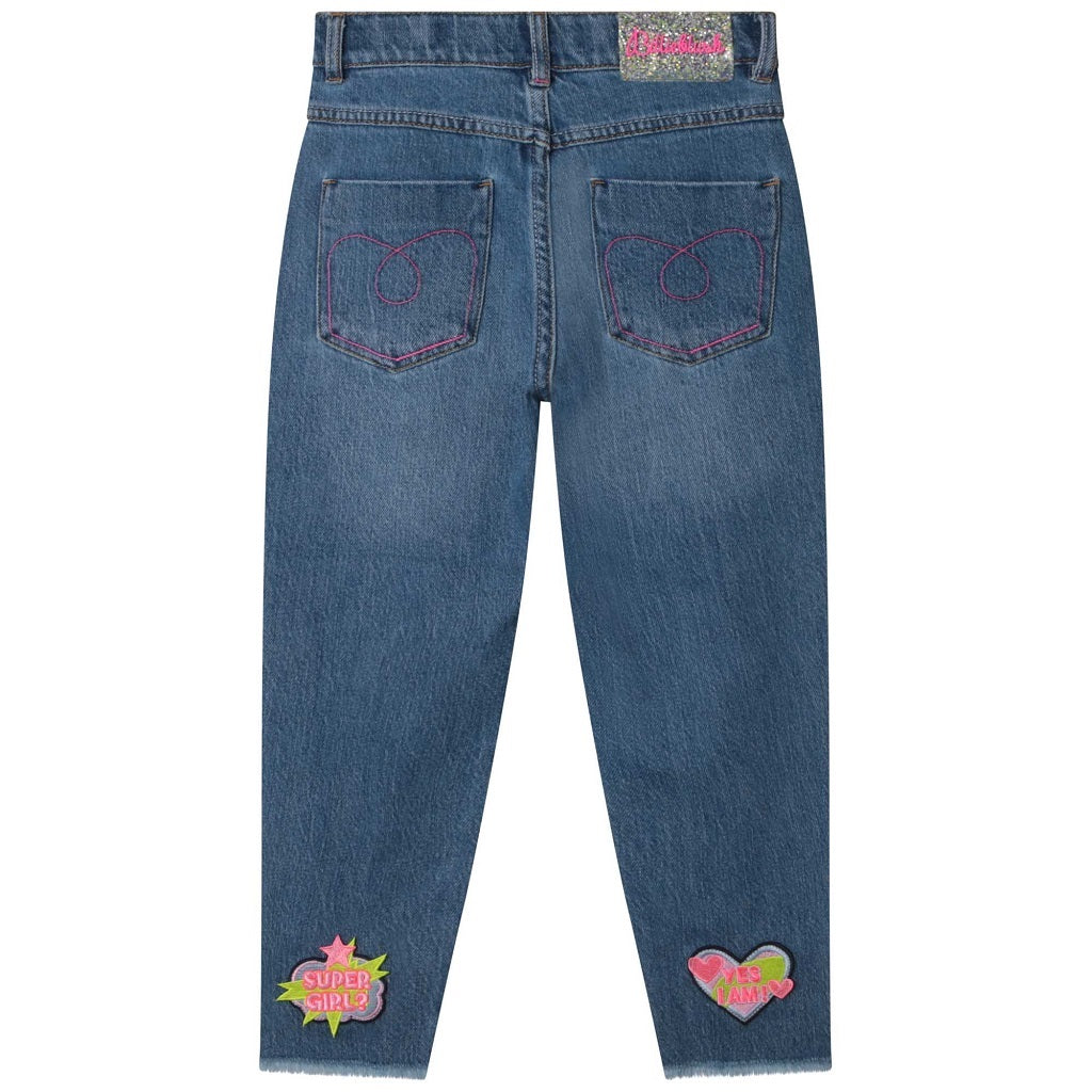 BILLIEBLUSH Girls Denim Trousers BILLIEBLUSH Girls Denim Trousers