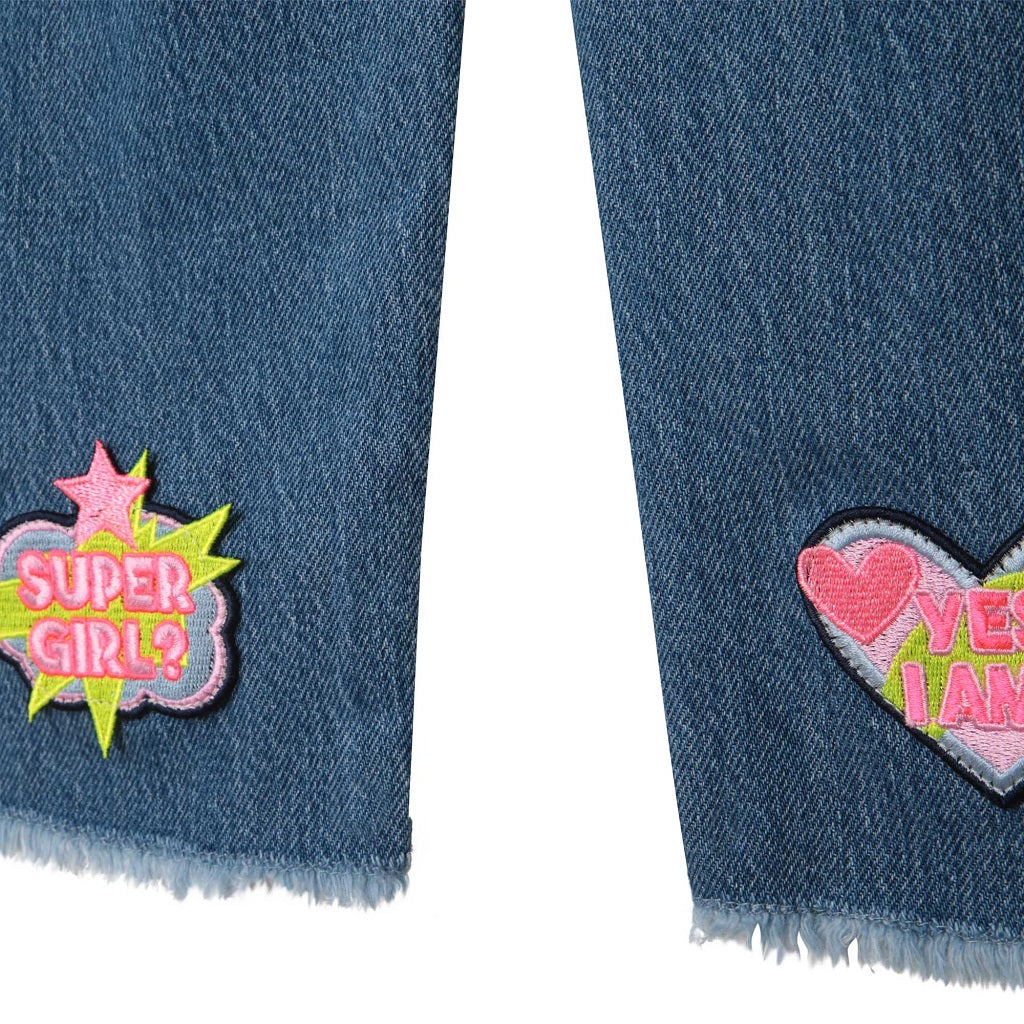 BILLIEBLUSH Girls Denim Trousers BILLIEBLUSH Girls Denim Trousers