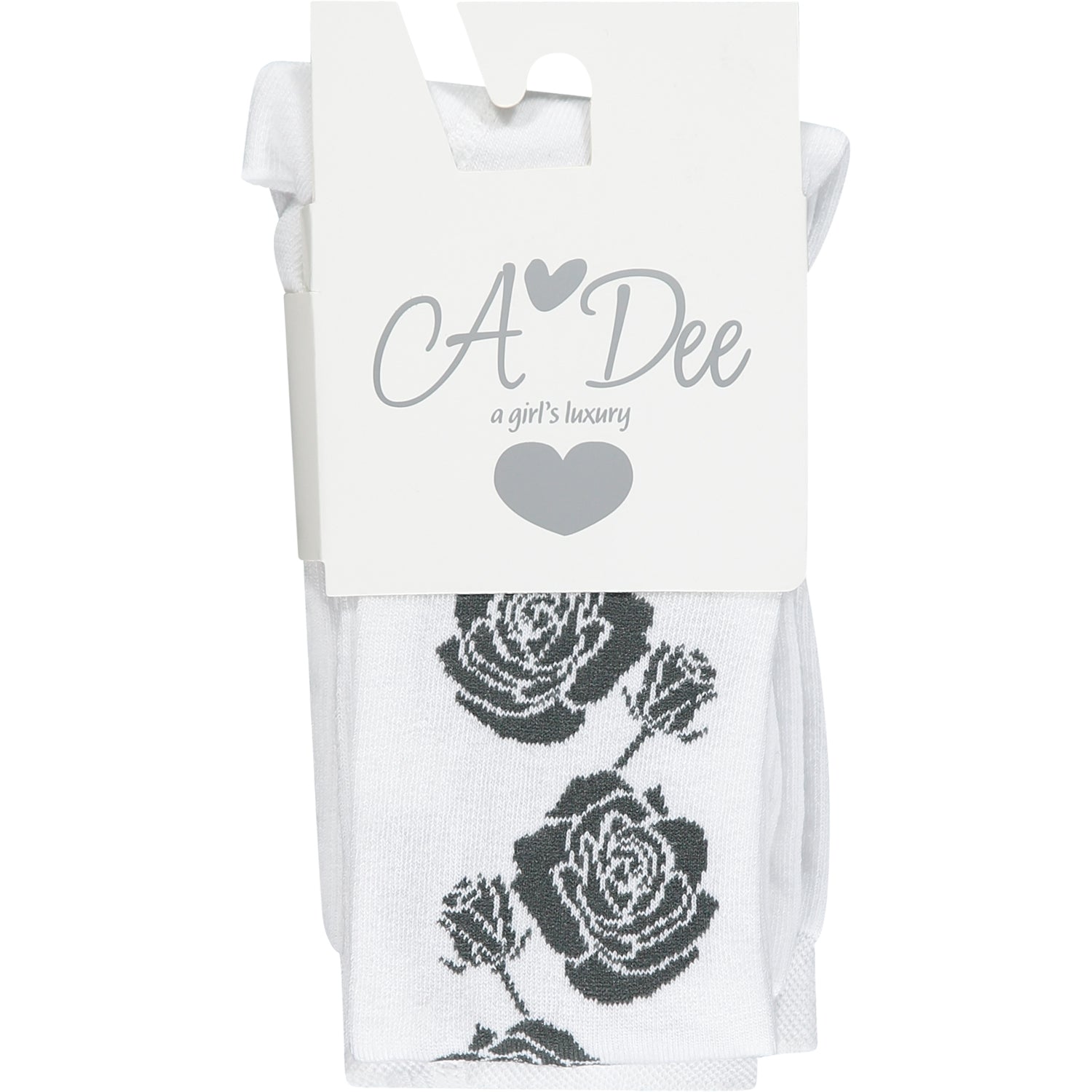 ADEE Winter Rose Print Tights ADEE Winter Rose Print Tights