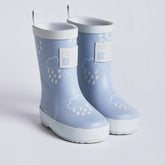 Grass & Air Kids Colour Changing Wellies Blue