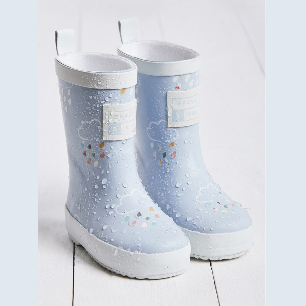 G&A Kids Colour Changing Wellies Blue G&A Kids Colour Changing Wellies Blue