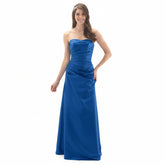 Linzi jay Stapless Satin Dress Royal Blue