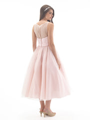 Ballerina Length Tulle Dress Copen Blue - Kizzies, Dresses - Childrens Wear