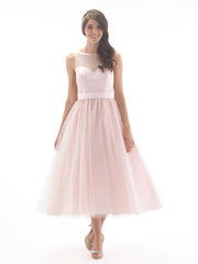 Ballerina Length Tulle Dress Copen Blue - Kizzies, Dresses - Childrens Wear