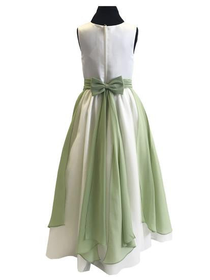 Chiffon Bow Overskirt - Lavender - Kizzies, Dresses - Childrens Wear Chiffon Bow Overskirt - Lavender - Kizzies, Dresses - Childrens Wear