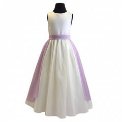 Linzi Jay Chiffon Bow Overskirt - Lavender