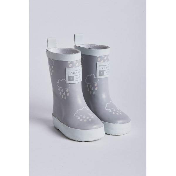 G&A Kids Colour Changing Wellies Grey