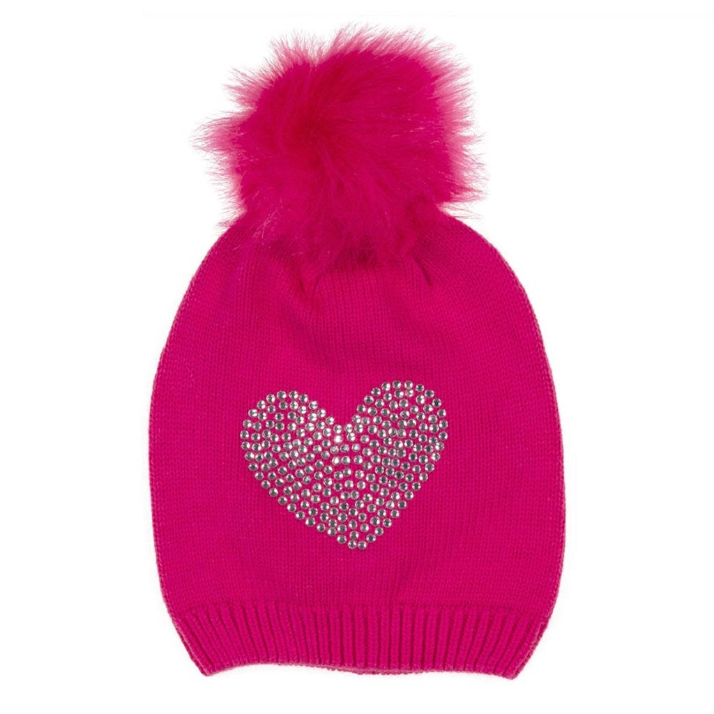 iDO Baby Girls Diamante Hat Scarf Set Fuchsia iDO Baby Girls Diamante Hat Scarf Set Fuchsia