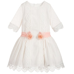 Girls Lace Embroidery Dress