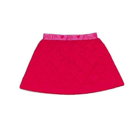 ROSALITA Quilted Skirt Red