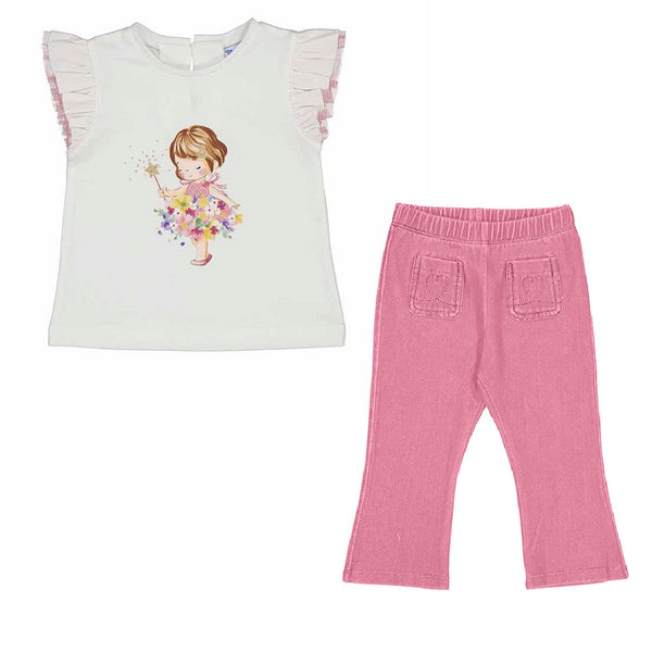 Maororal Baby Girls T-Shirt and Flare Trousers Set
