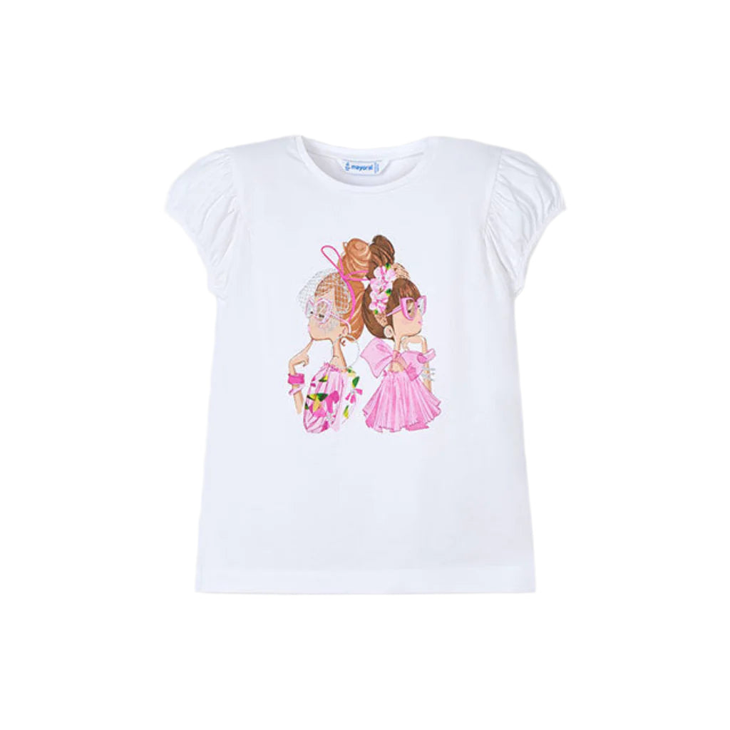 Mayoral girls t-shirt doll print