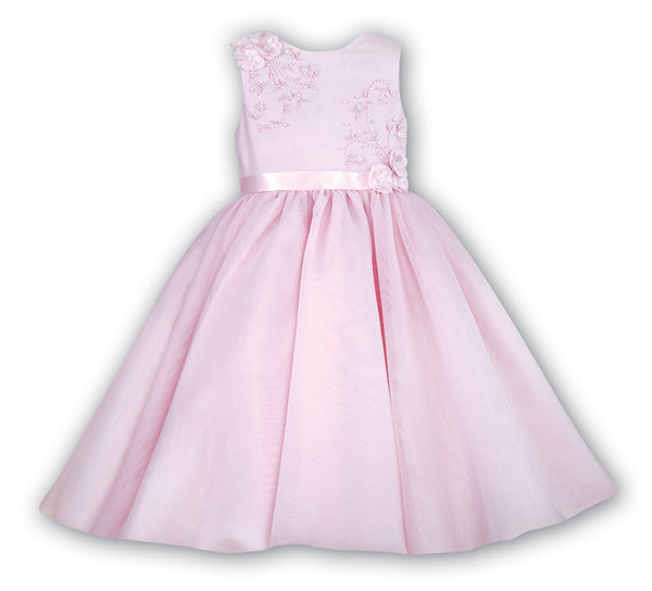 070019 Ballerina Length Dress Pink