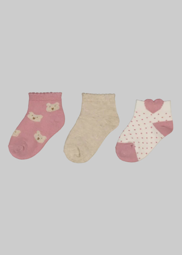 MAYORAL Baby Girls 3 pair sock se