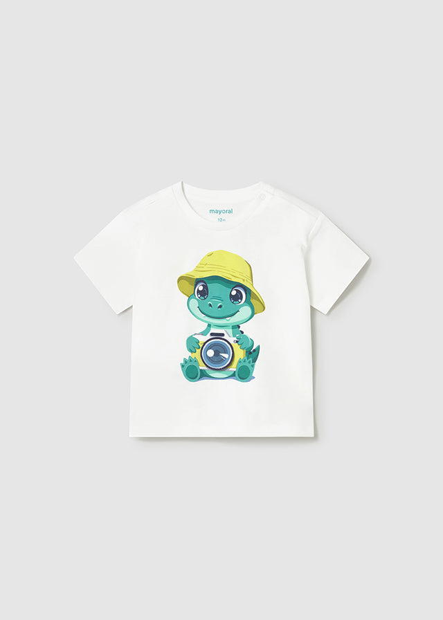 Baby Boys Mayoral T-Shirt Camera Applique