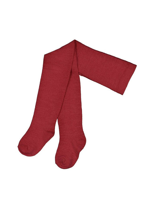 Soft and stretchy red tights for baby girls by Mayoral
