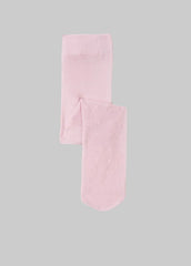 Mayoral baby girls pale pink polka dot tights. Stretchy semi-sheer design with delicate dots and soft elasticated waistband for comfort.