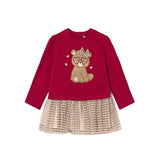 Mayoral Baby Girls Red Voile Dress