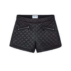 Mayoral Girls Quilted Shorts Black