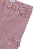 Girls Flared Cargo Trousers Rose