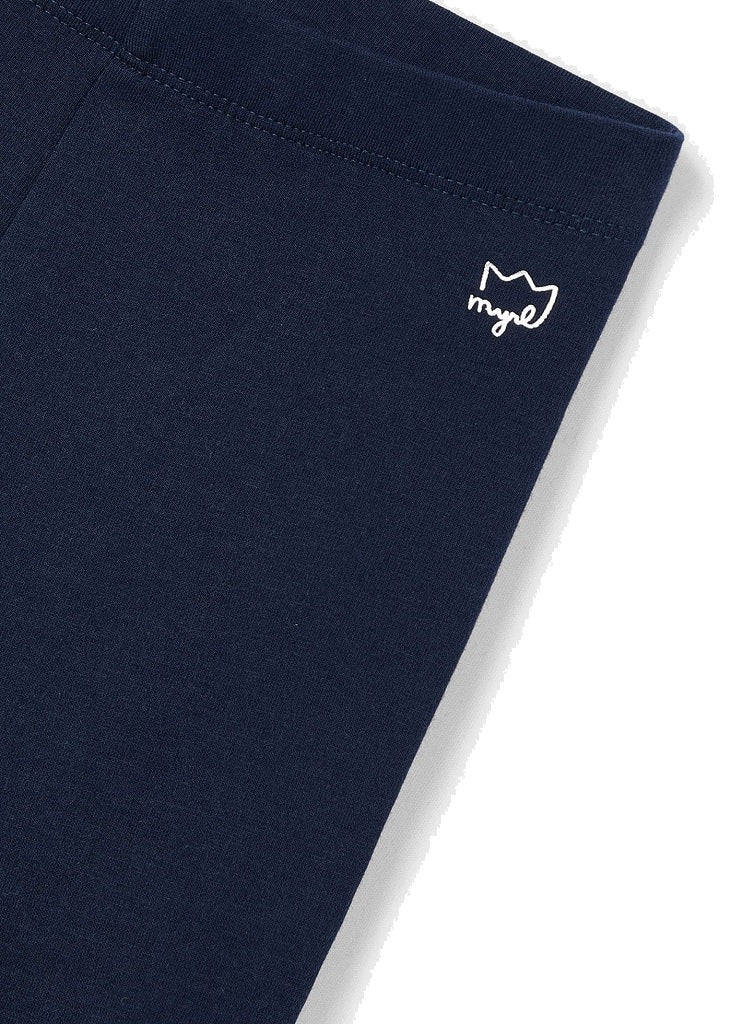 Mayoral girls' leggings, soft cotton with elastane for a snug and comfortable wear.&nbsp;