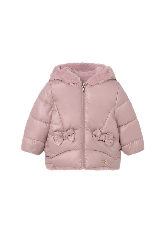 Baby Girls Mayoral Reversible Faux Fur Jacket