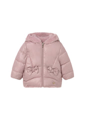 Baby Girls Mayoral Reversible Faux Fur Jacket