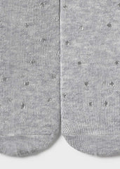 Girls Mayoral Silver Lurex Tights