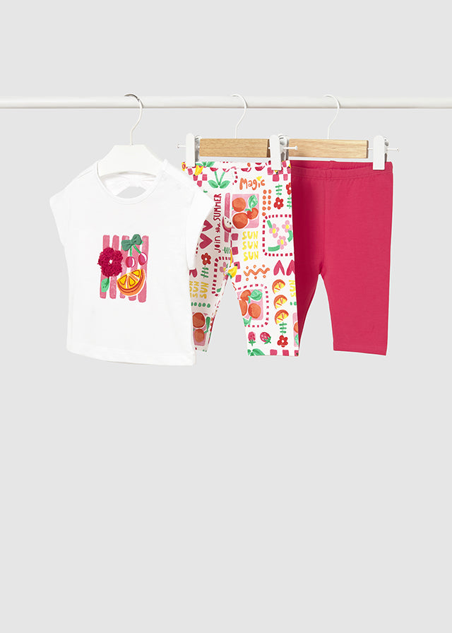Baby Girls Mayoral 3 Piece Leggings Set