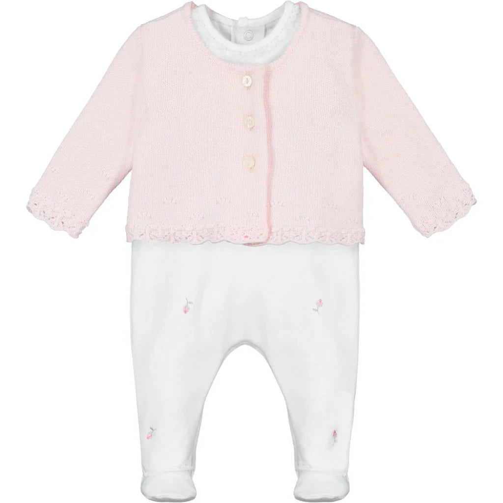 Annabel Babygrow & Cardigan Set