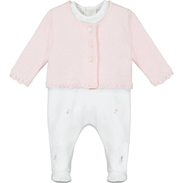 Annabel Babygrow & Cardigan Set