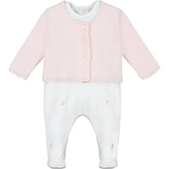 Annabel Babygrow & Cardigan Set