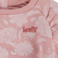 LEVIS Baby Floral 2 Piece Set Pink