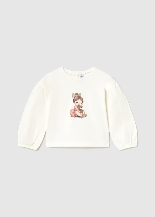 Mayoral Baby Girls Long Sleeve Graphic T-Shirt